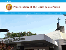 Tablet Screenshot of pcjparish.org
